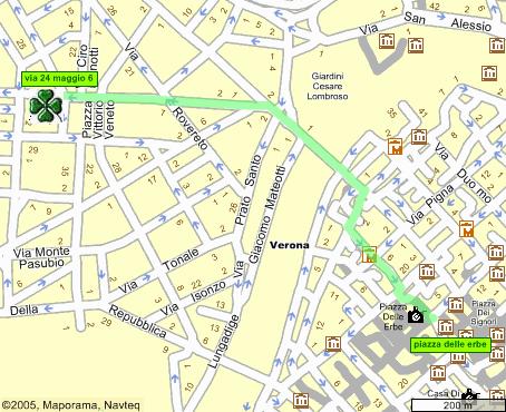 From B&B to Piazza delle Erbe